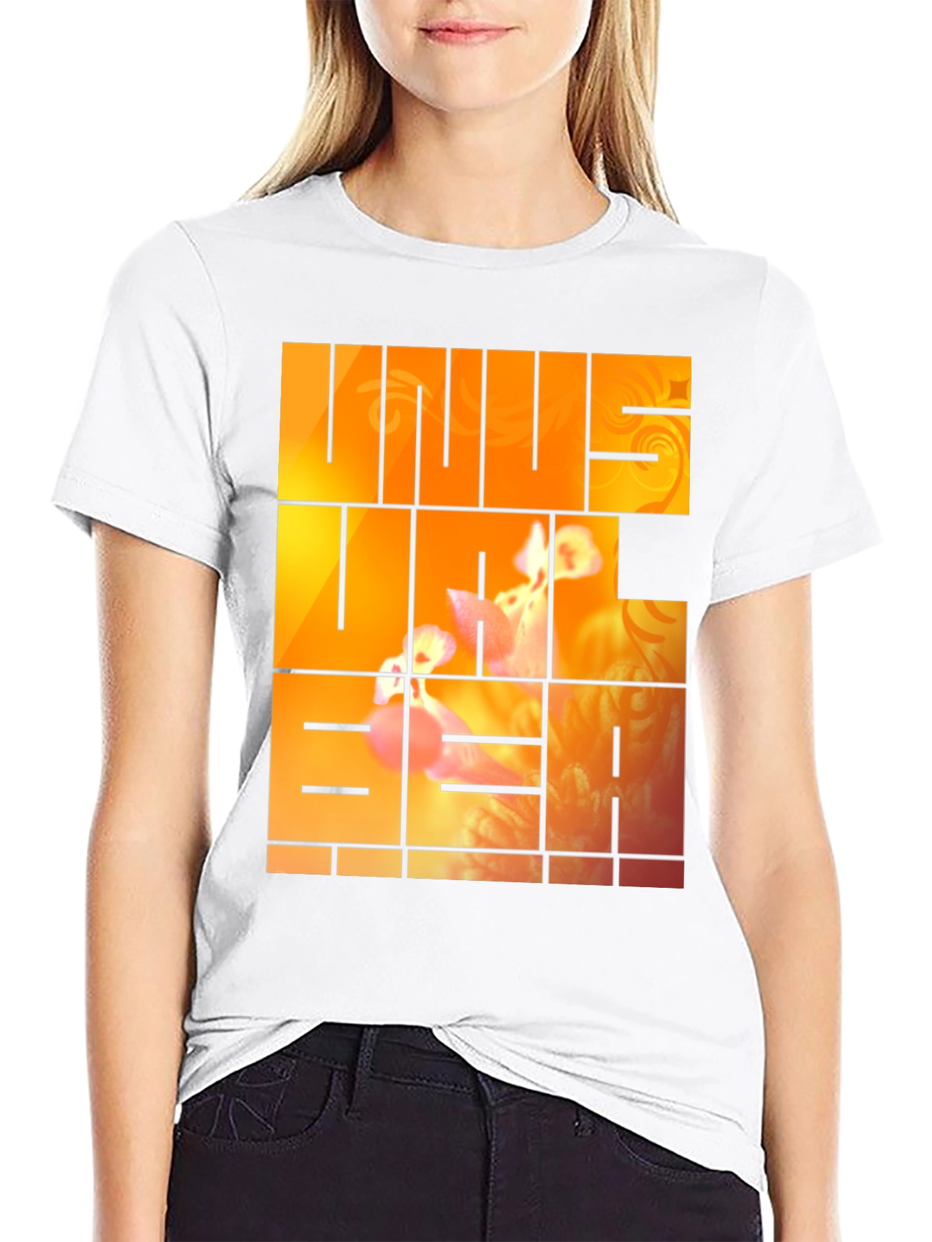 Unus Annus Graphic Print Black Tee
