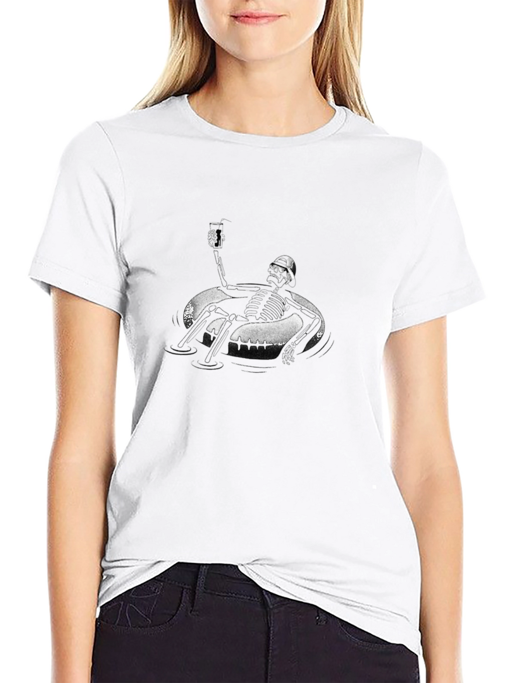 Relaxed Skeleton Float Trip T-Shirt