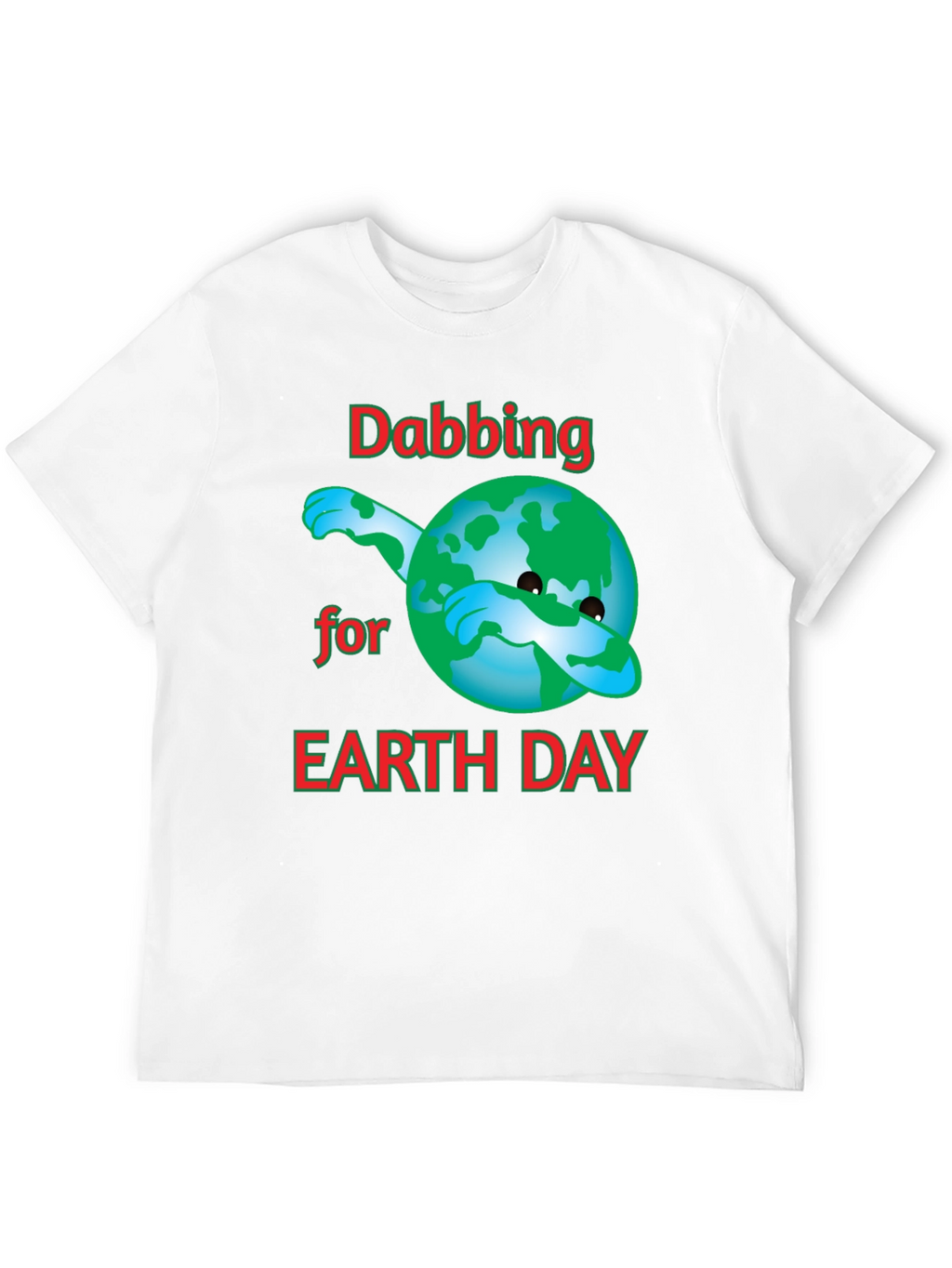 Dabbing Earth Day T-Shirt - Black Cotton Tee
