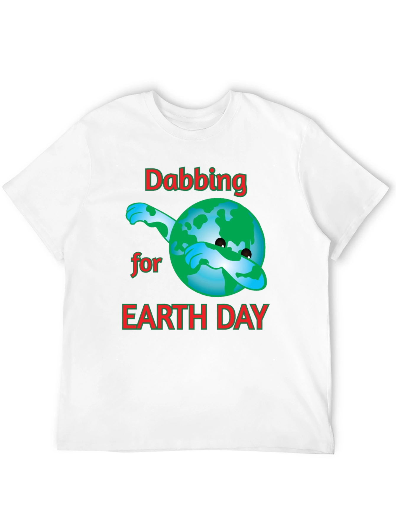 Dabbing Earth Day T-Shirt - Black Cotton Tee