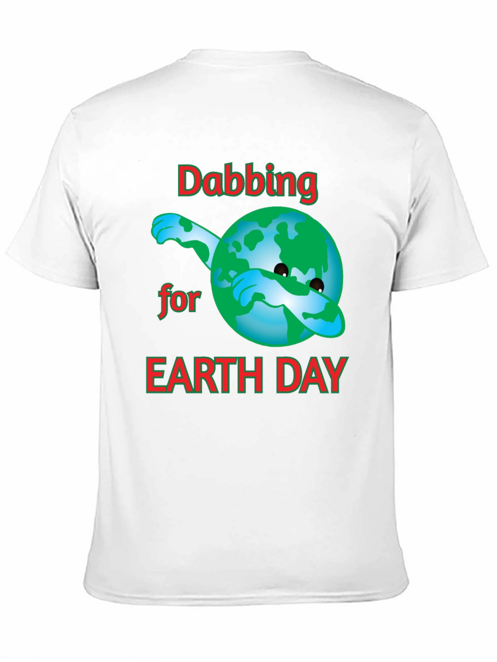 Dabbing Earth Day T-Shirt - Black Cotton Tee