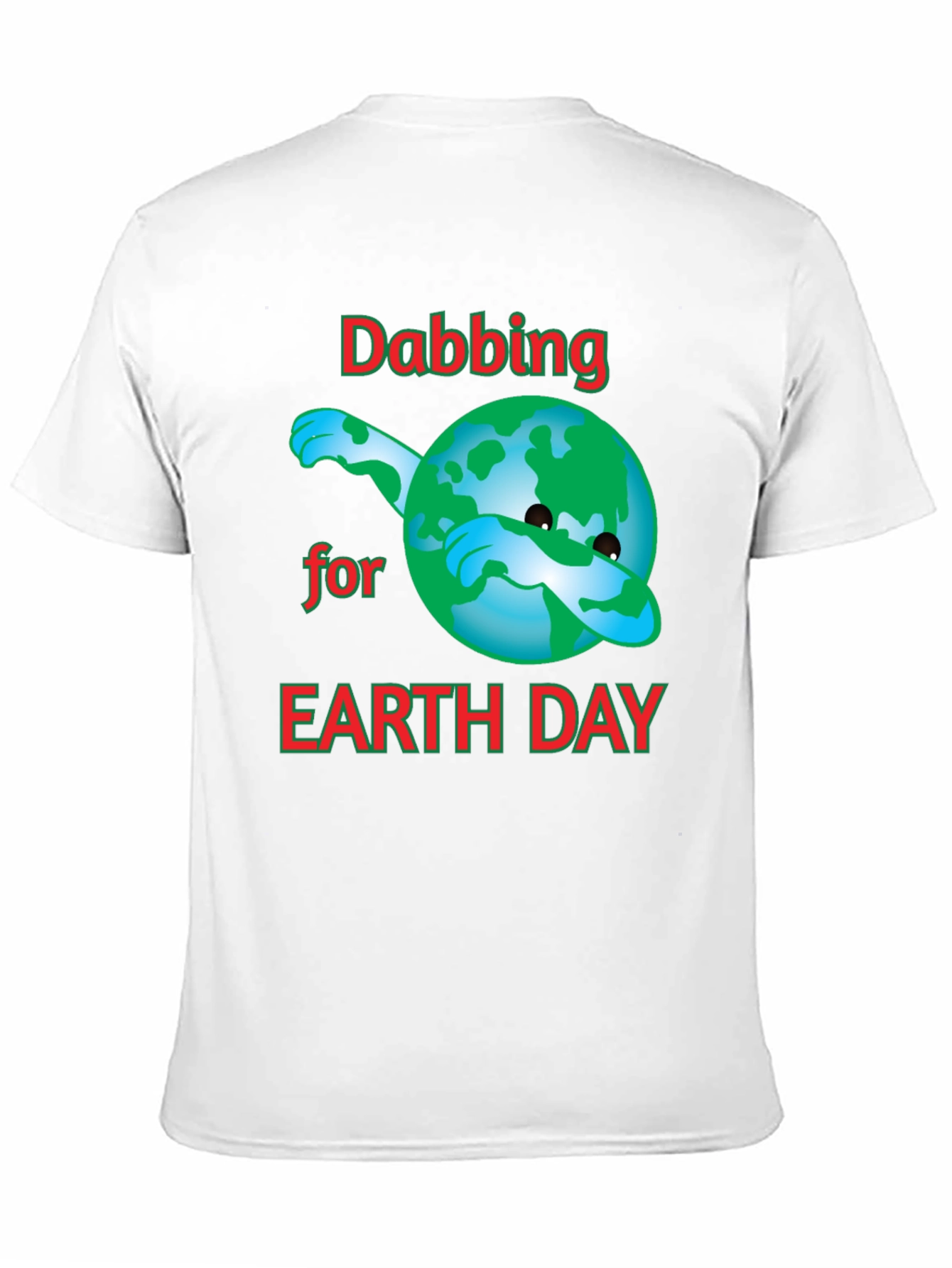 Dabbing Earth Day T-Shirt - Black Cotton Tee