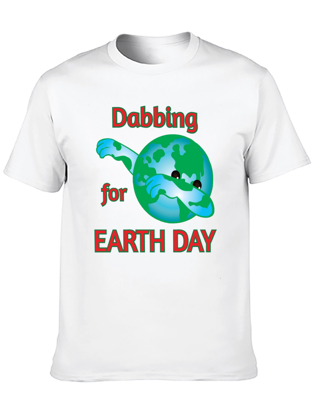 Dabbing Earth Day T-Shirt - Black Cotton Tee