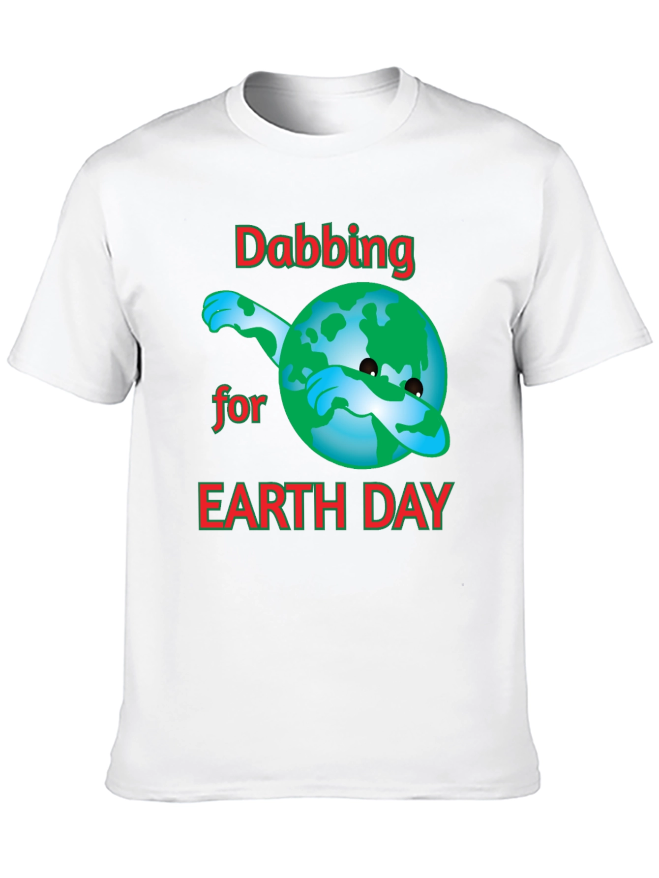 Dabbing Earth Day T-Shirt - Black Cotton Tee