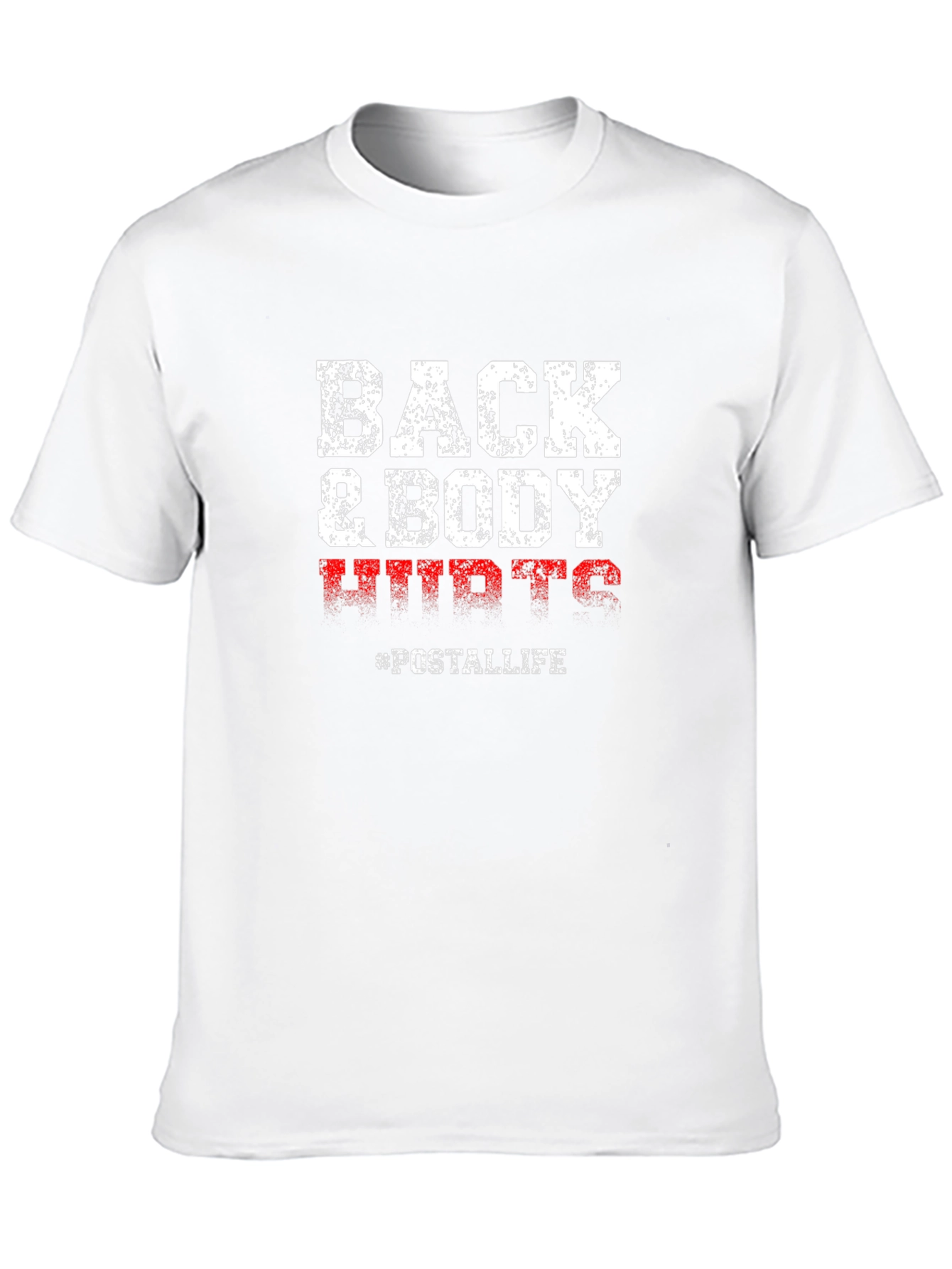Back & Body UWTG #POSTALLIFE Graphic Tee