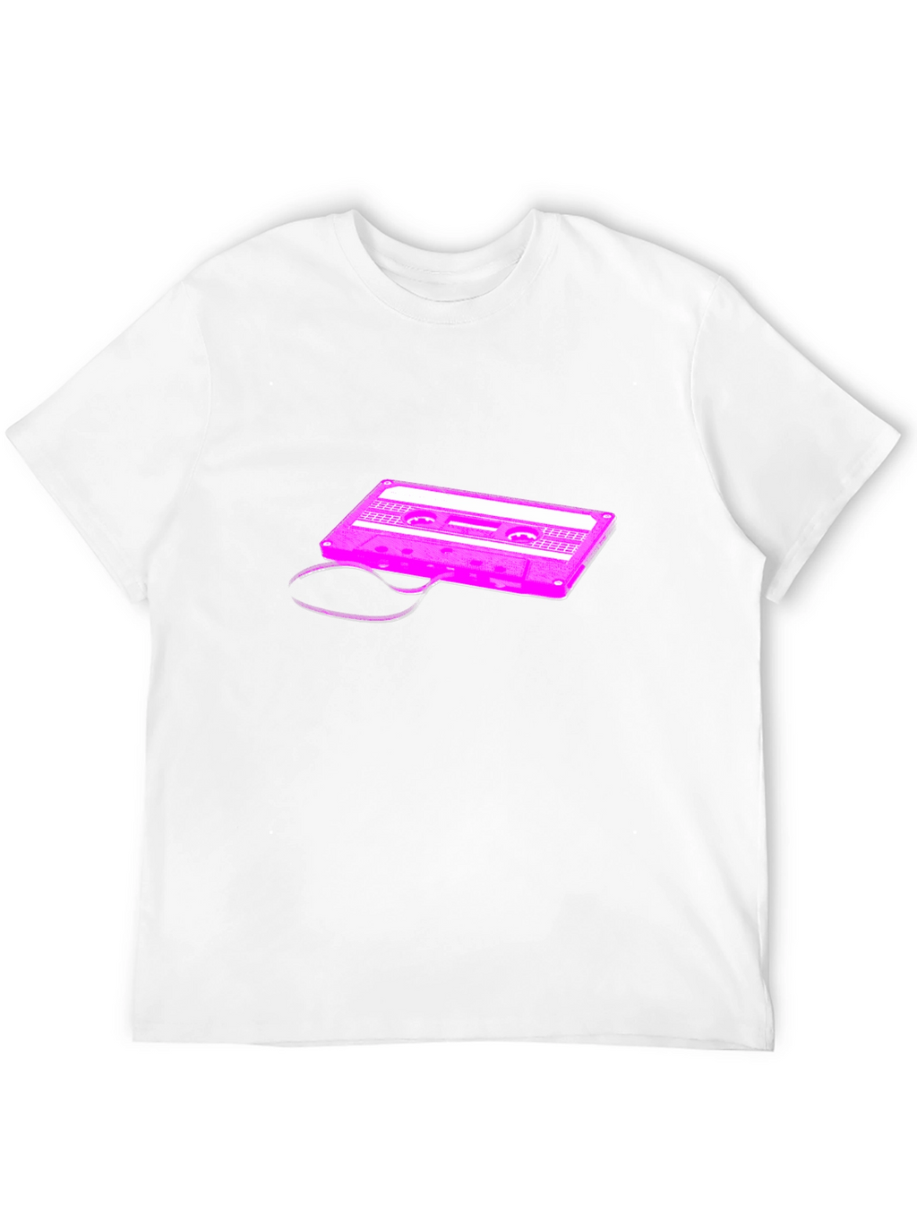 Retro Cassette Graphic Tee - Black
