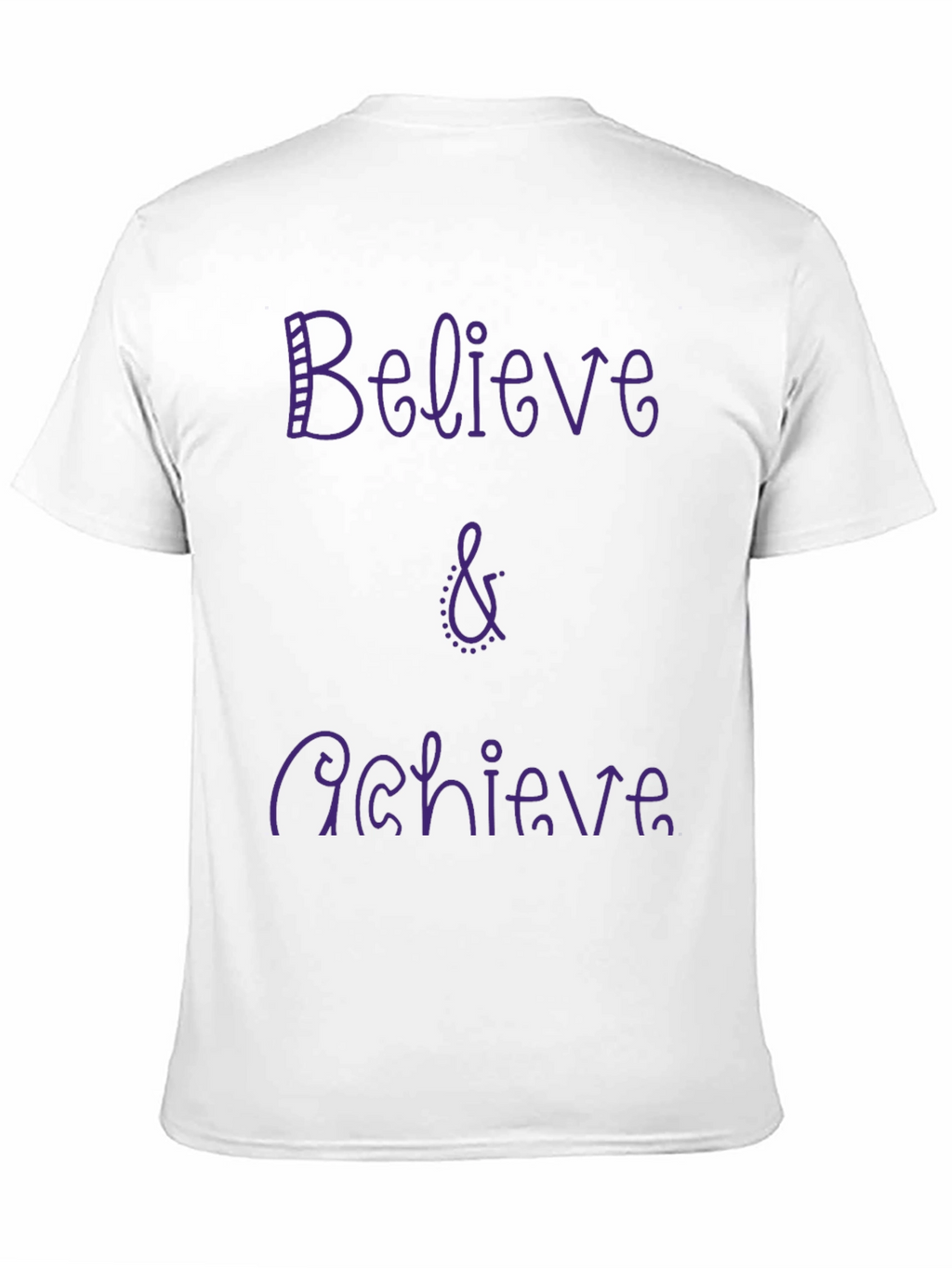 Believe & Achieve Graphic Tee - Casual Comfort