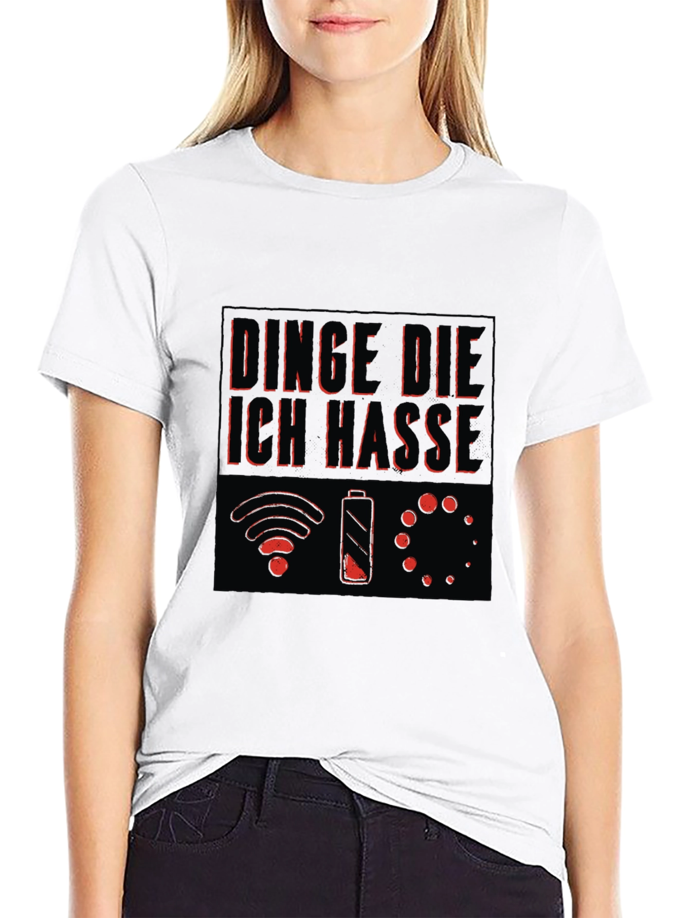 Humorous Things I Hate Black Graphic Tee