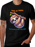 Hang In There Sloth Graphic T-Shirt