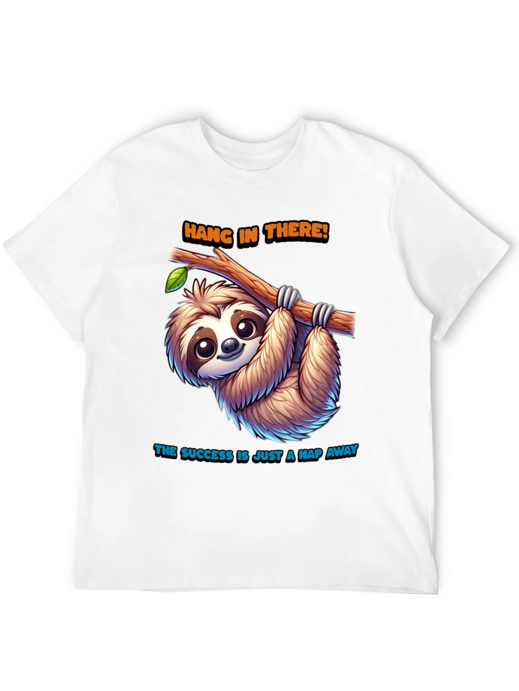 Hang In There Sloth Graphic T-Shirt