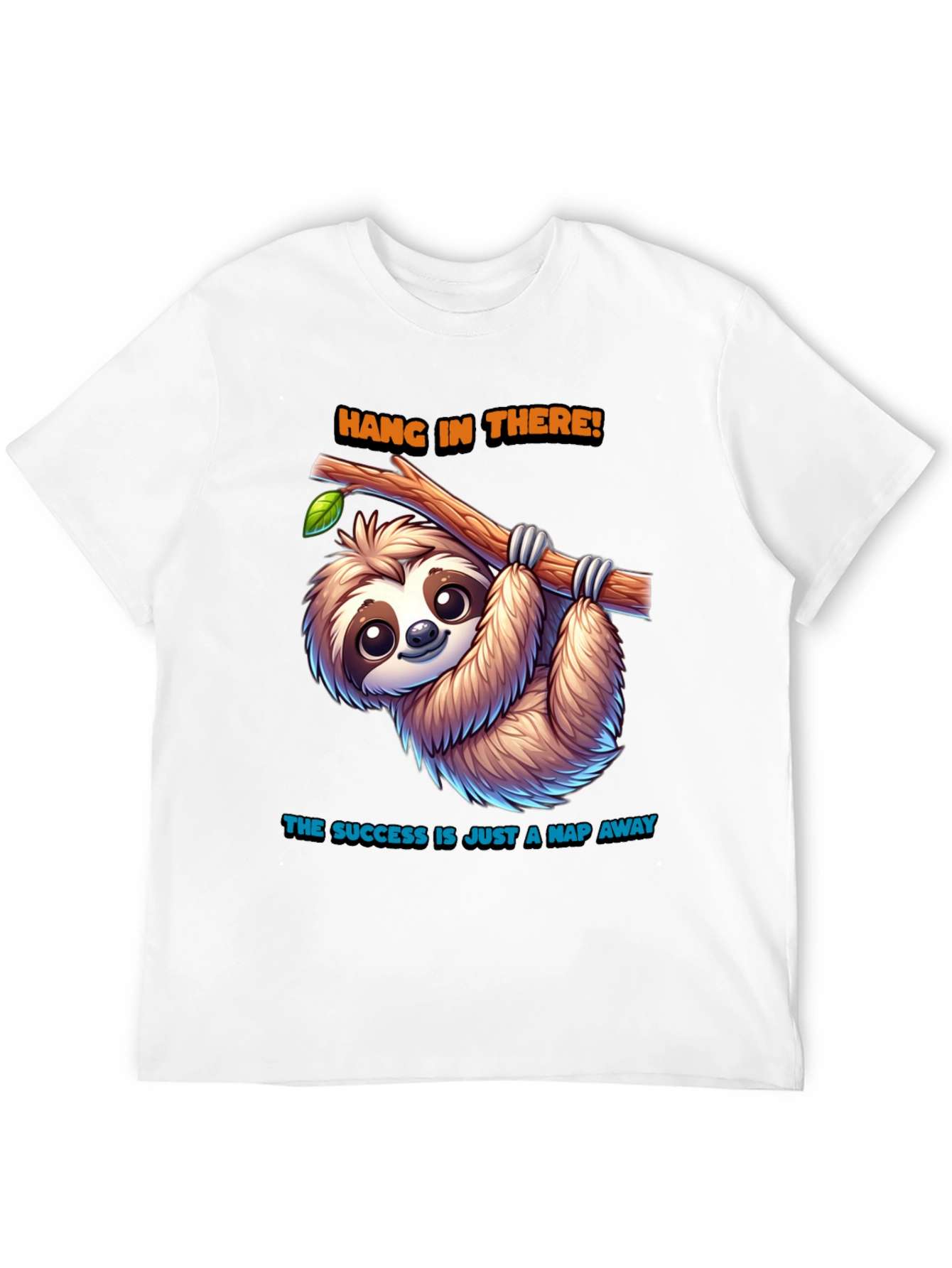 Hang In There Sloth Graphic T-Shirt