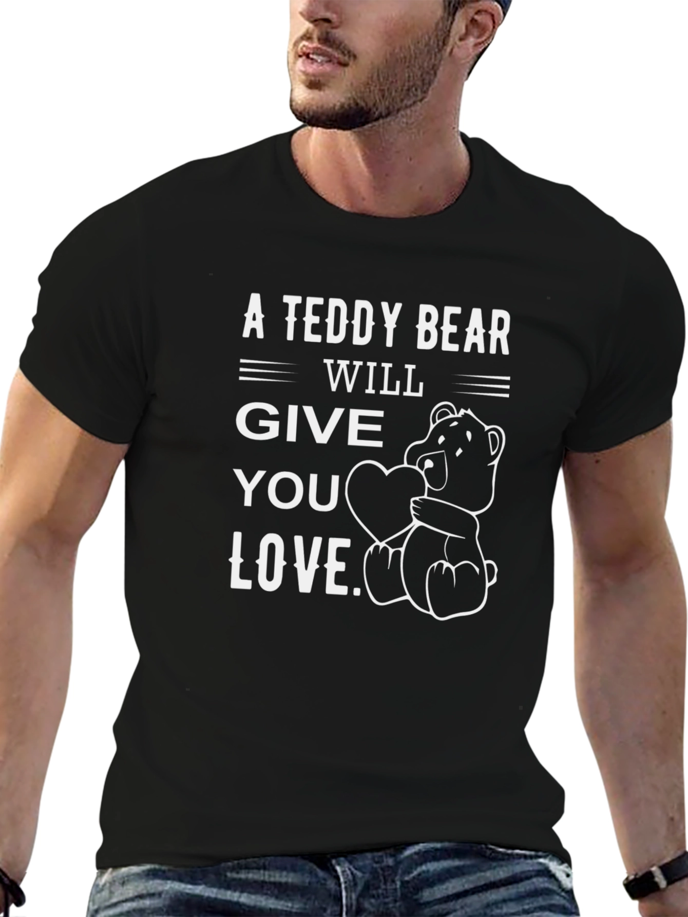 Teddy Bear Love Graphic T-Shirt