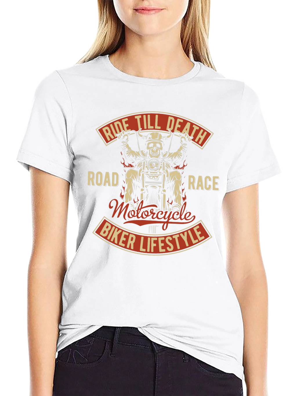 Ride Till Death Motorcycle Biker T-Shirt