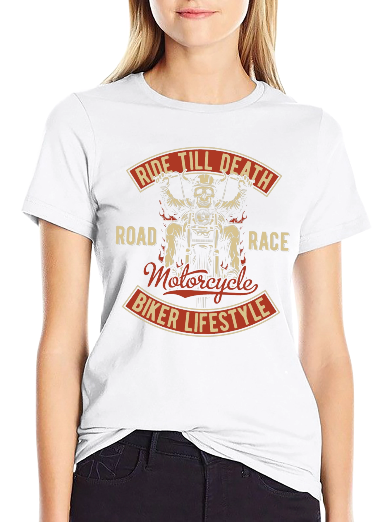 Ride Till Death Motorcycle Biker T-Shirt