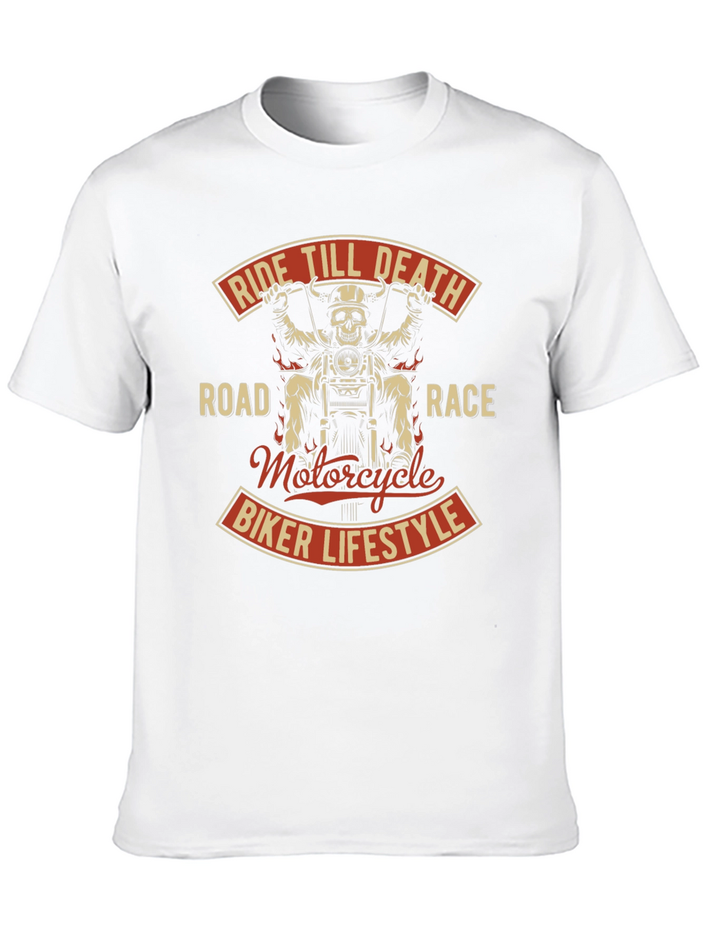 Ride Till Death Motorcycle Biker T-Shirt