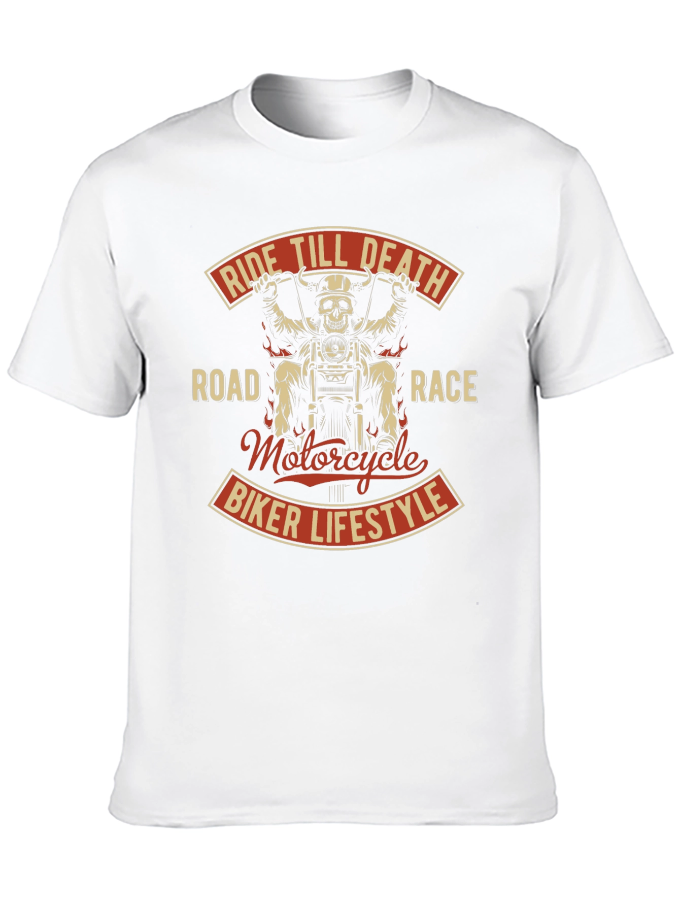 Ride Till Death Motorcycle Biker T-Shirt
