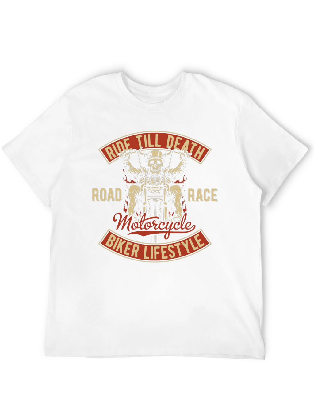 Ride Till Death Motorcycle Biker T-Shirt