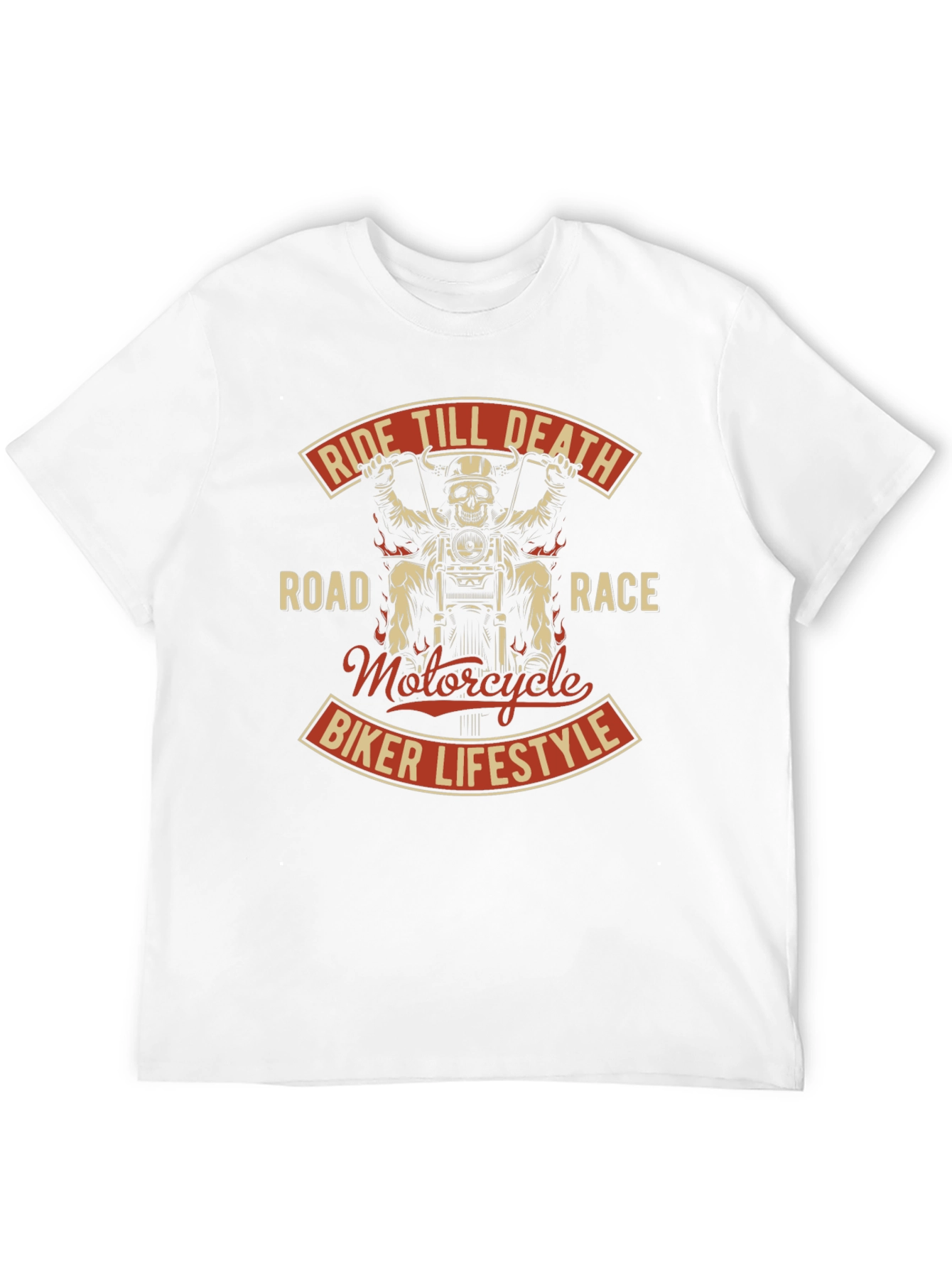 Ride Till Death Motorcycle Biker T-Shirt