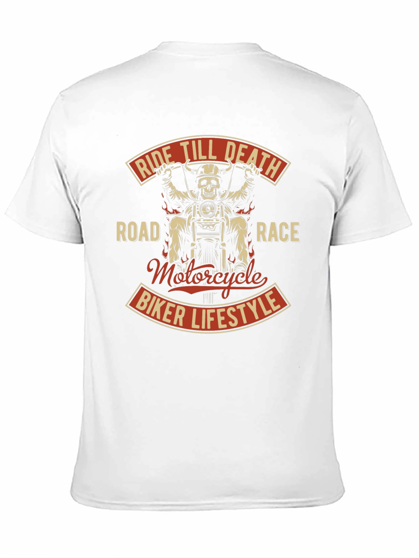 Ride Till Death Motorcycle Biker T-Shirt