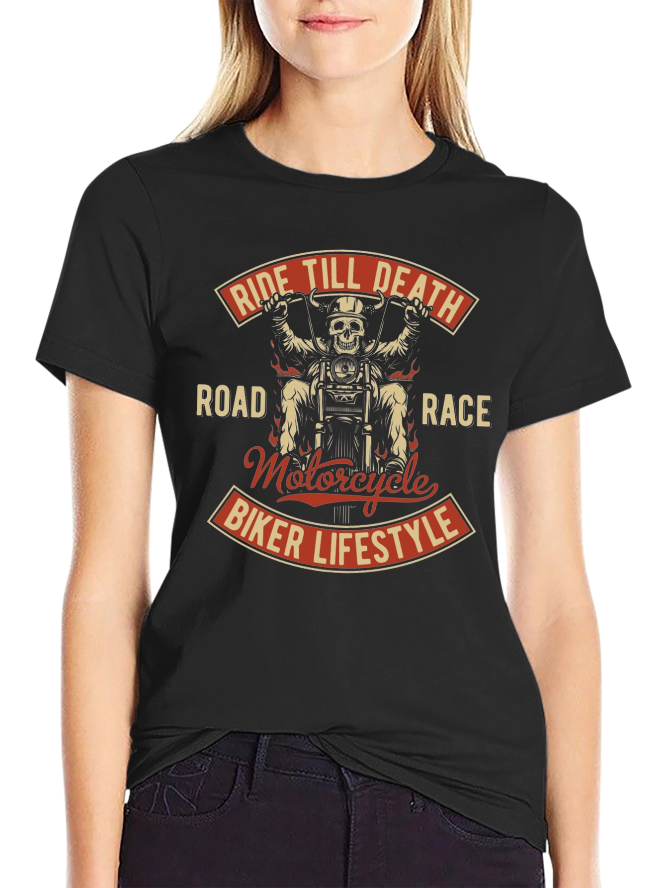 Ride Till Death Motorcycle Biker T-Shirt