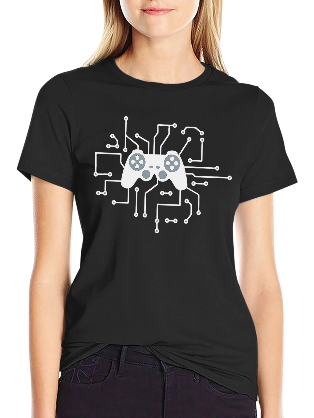 Gamer Circuit Board T-Shirt - Cool Graphic Tee