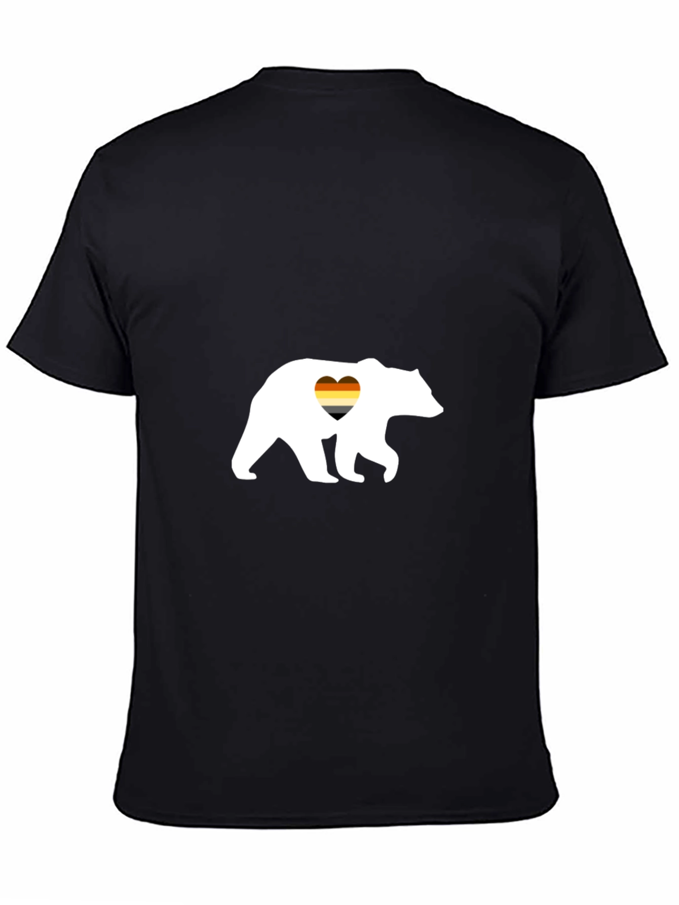 Gay Bear Pride T-Shirt - Black Cotton Tee