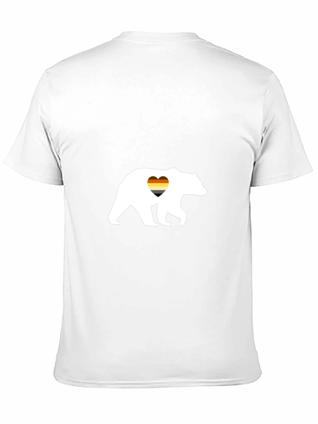 Gay Bear Pride T-Shirt - Black Cotton Tee
