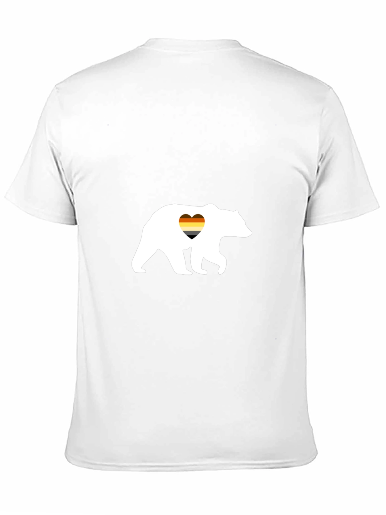 Gay Bear Pride T-Shirt - Black Cotton Tee