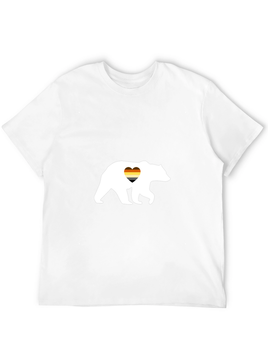 Gay Bear Pride T-Shirt - Black Cotton Tee