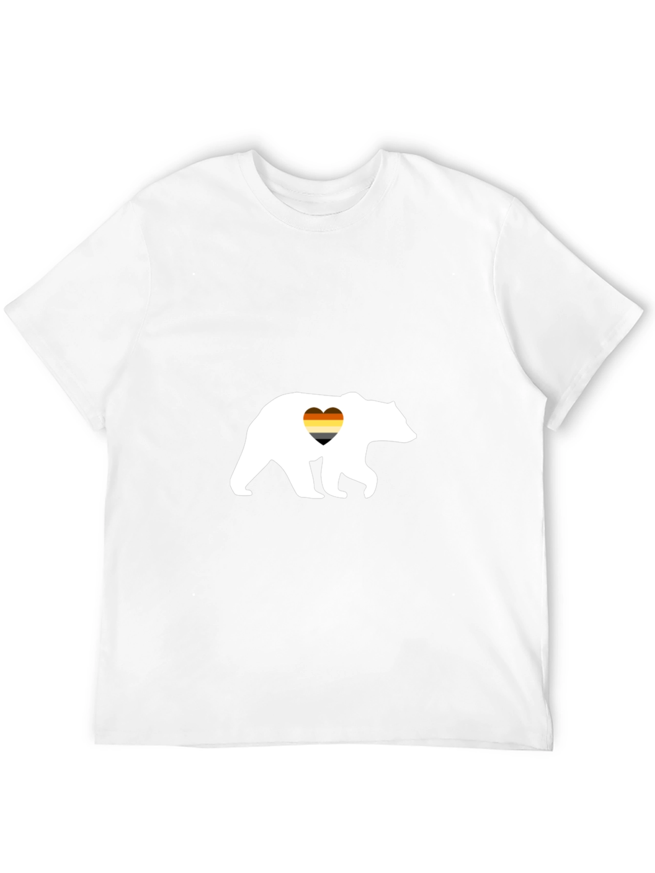 Gay Bear Pride T-Shirt - Black Cotton Tee