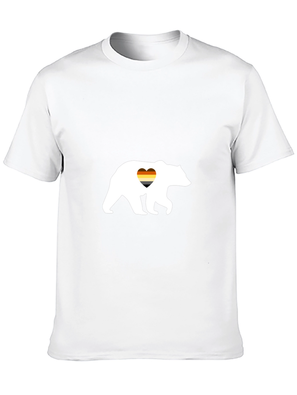 Gay Bear Pride T-Shirt - Black Cotton Tee