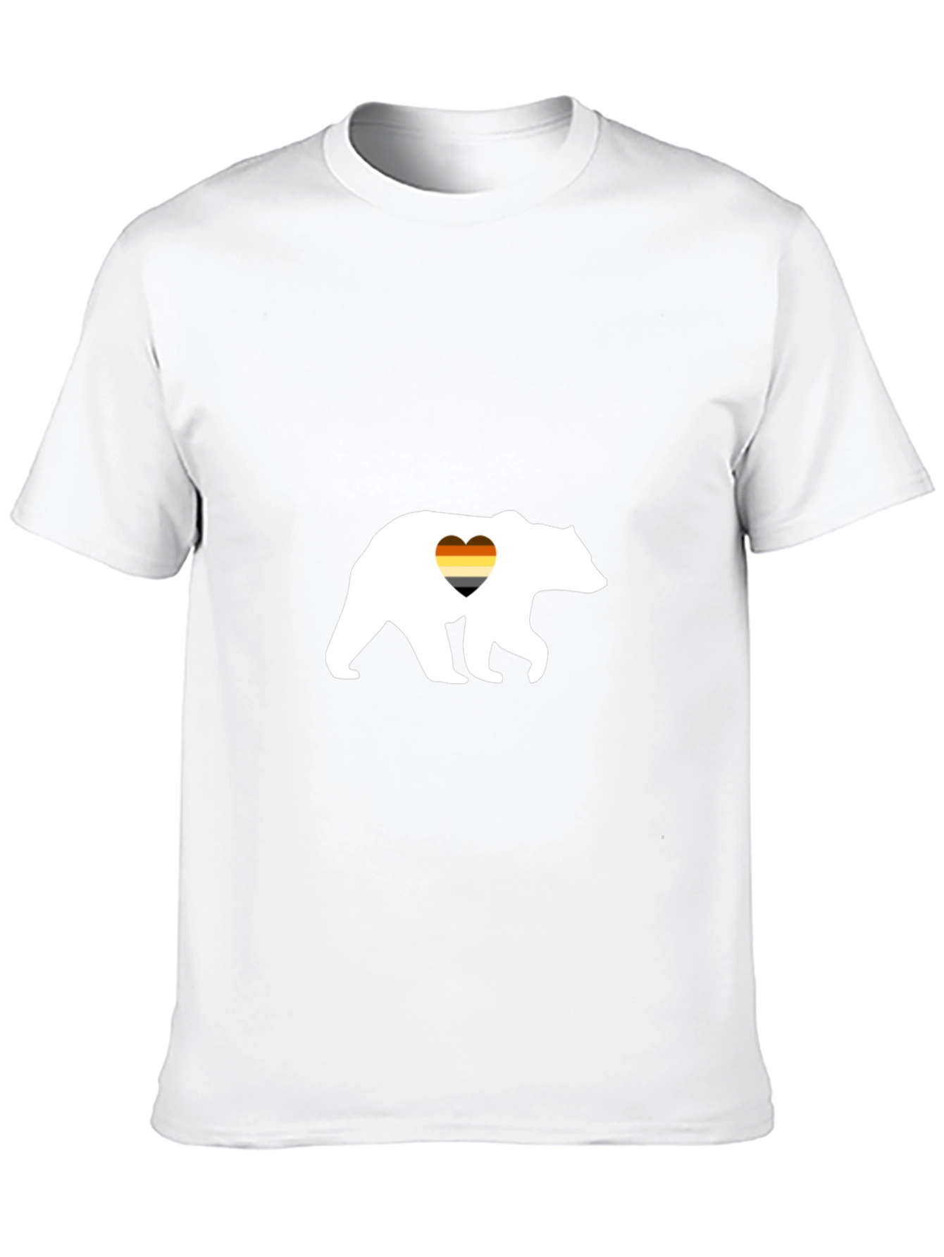 Gay Bear Pride T-Shirt - Black Cotton Tee