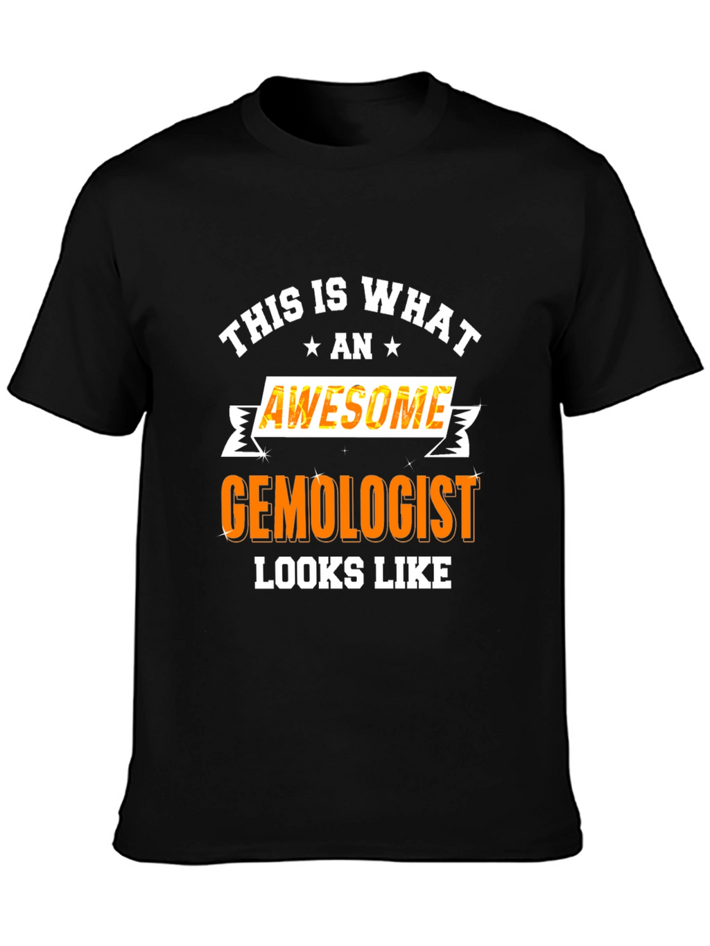 Awesome Gemologist Graphic Tee - Black