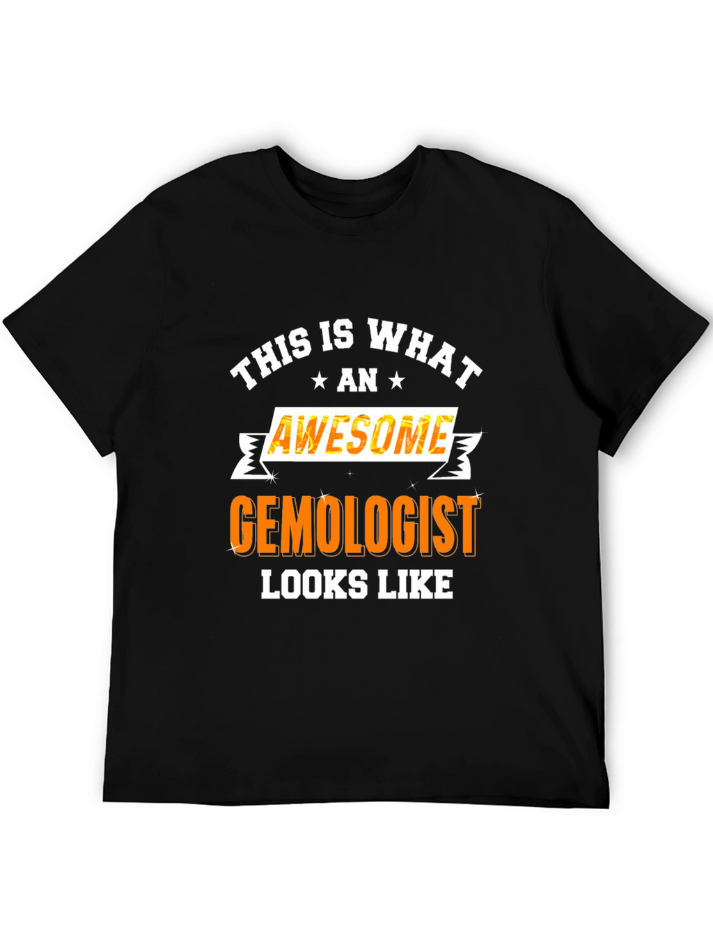 Awesome Gemologist Graphic Tee - Black