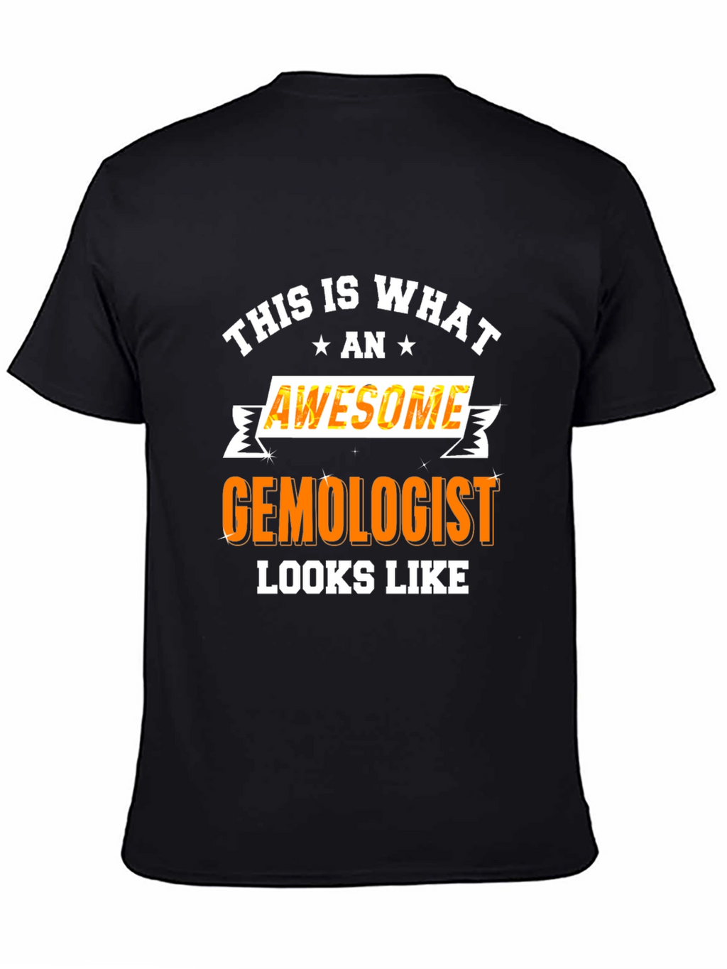 Awesome Gemologist Graphic Tee - Black