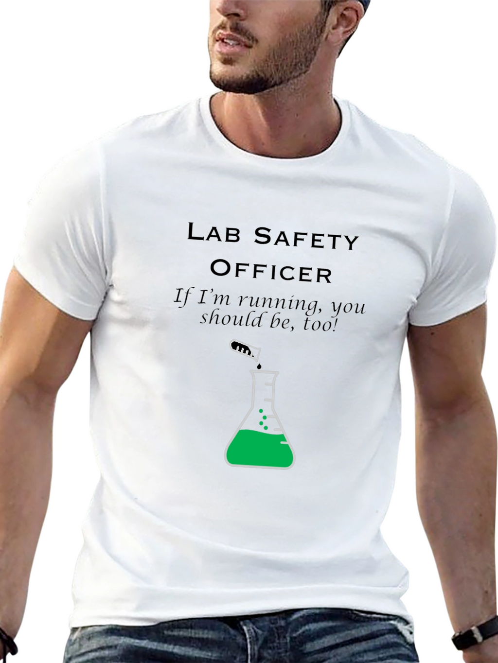 Lab Safety Officer T-Shirt: Run!
