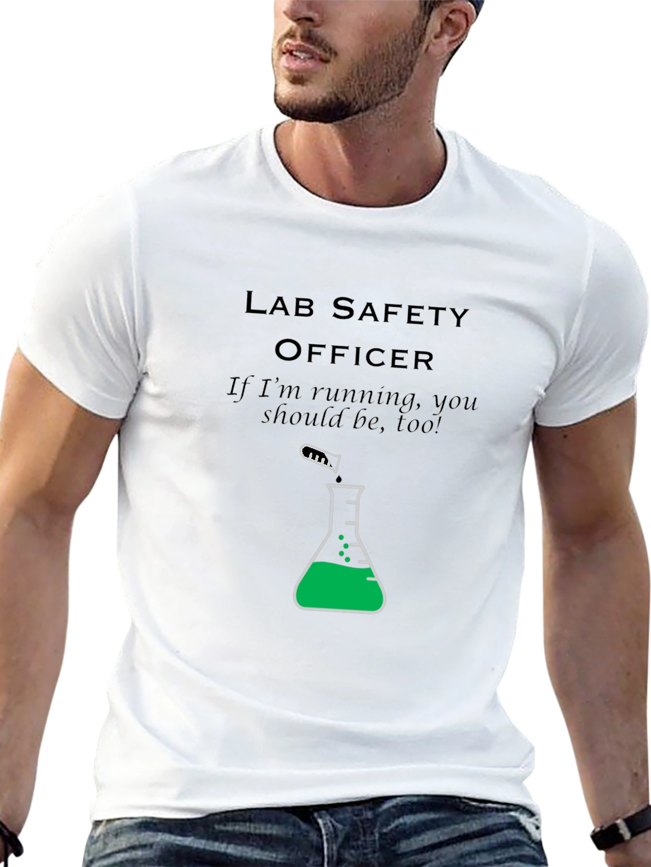 Lab Safety Officer T-Shirt: Run!