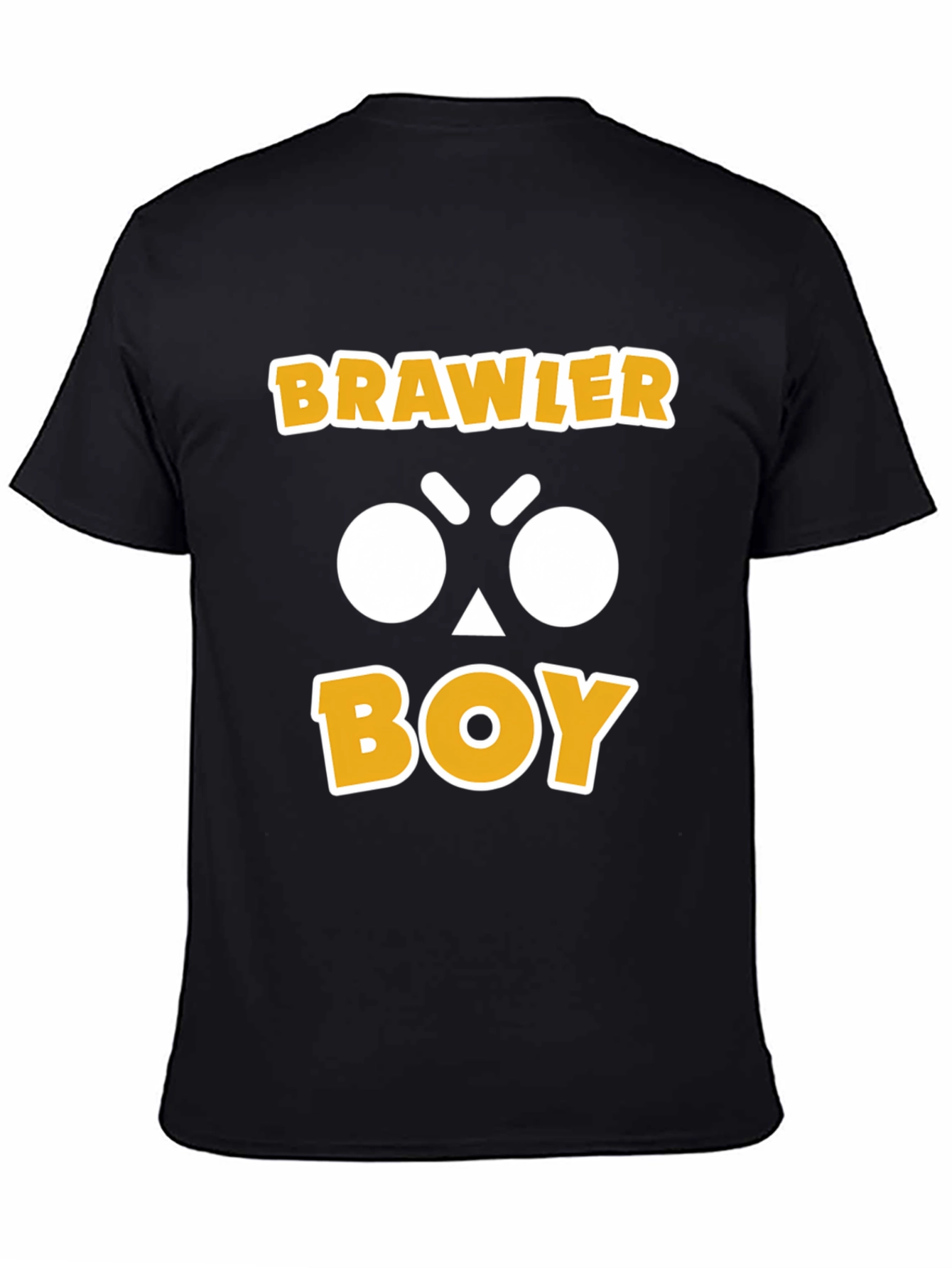 Brawler Boy Graphic Print T-Shirt - Black