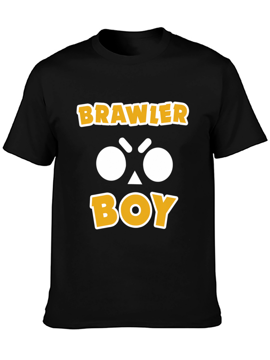 Brawler Boy Graphic Print T-Shirt - Black