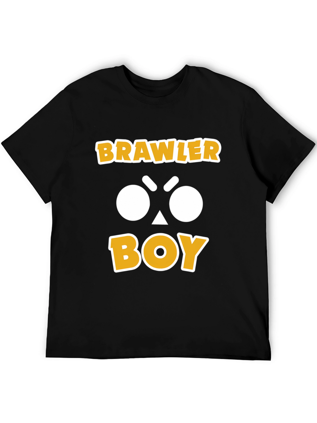 Brawler Boy Graphic Print T-Shirt - Black
