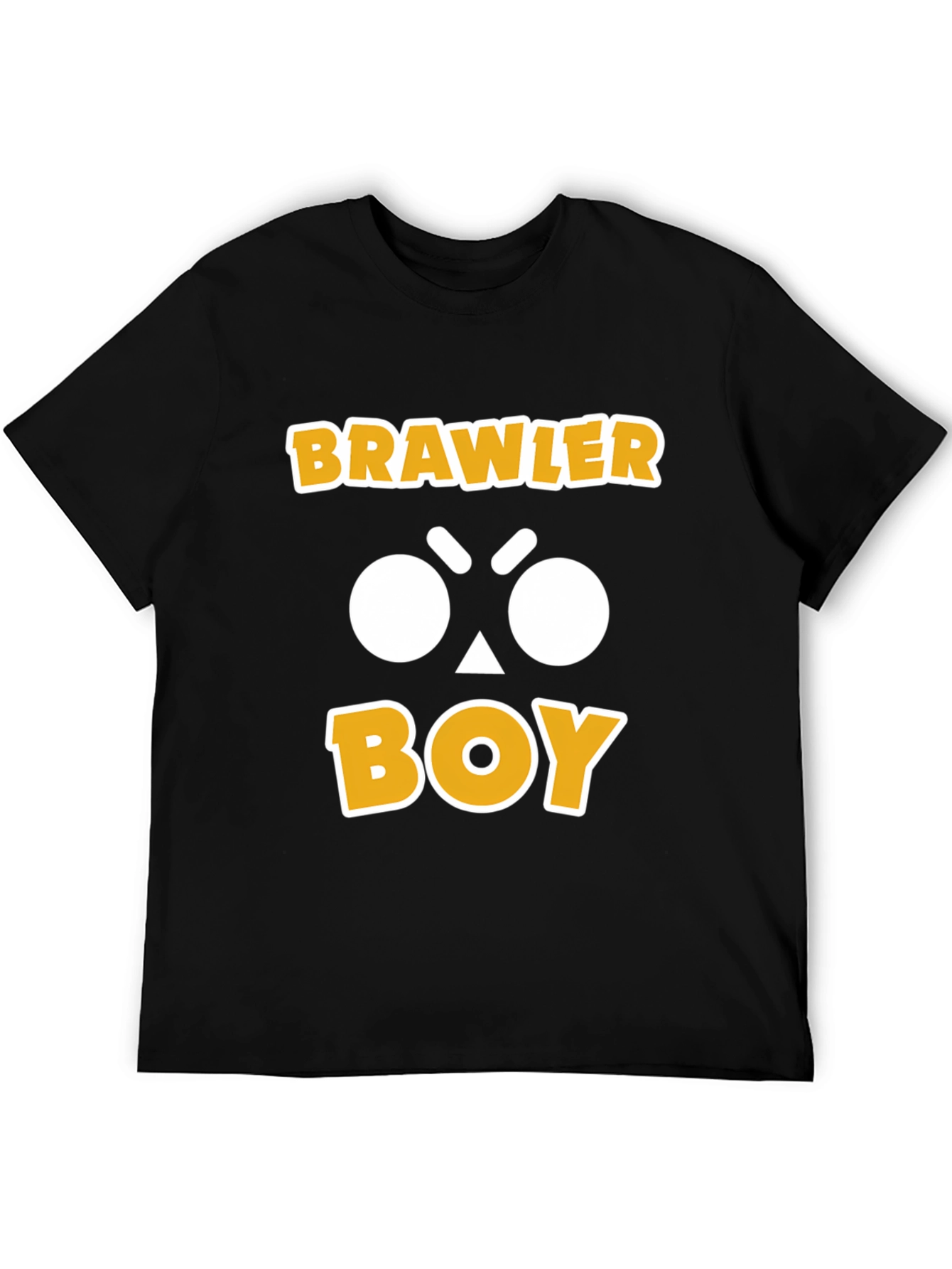 Brawler Boy Graphic Print T-Shirt - Black