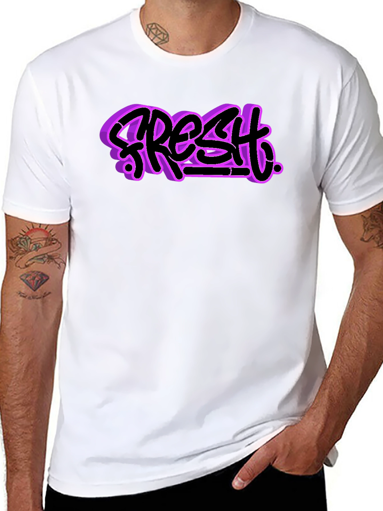 Fresh Graphic Tee - Black