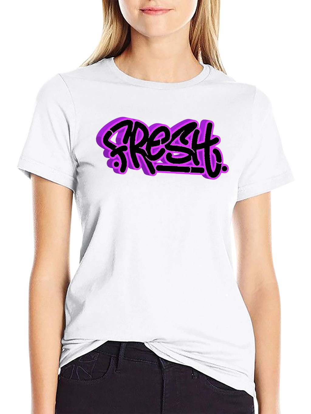 Fresh Graphic Tee - Black