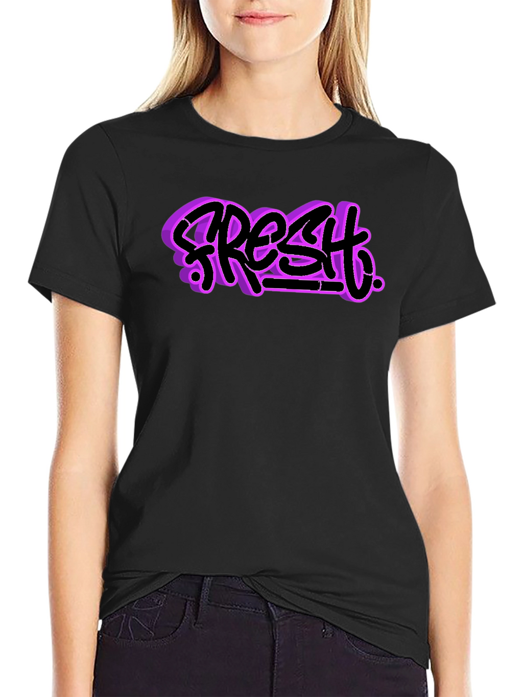 Fresh Graphic Tee - Black