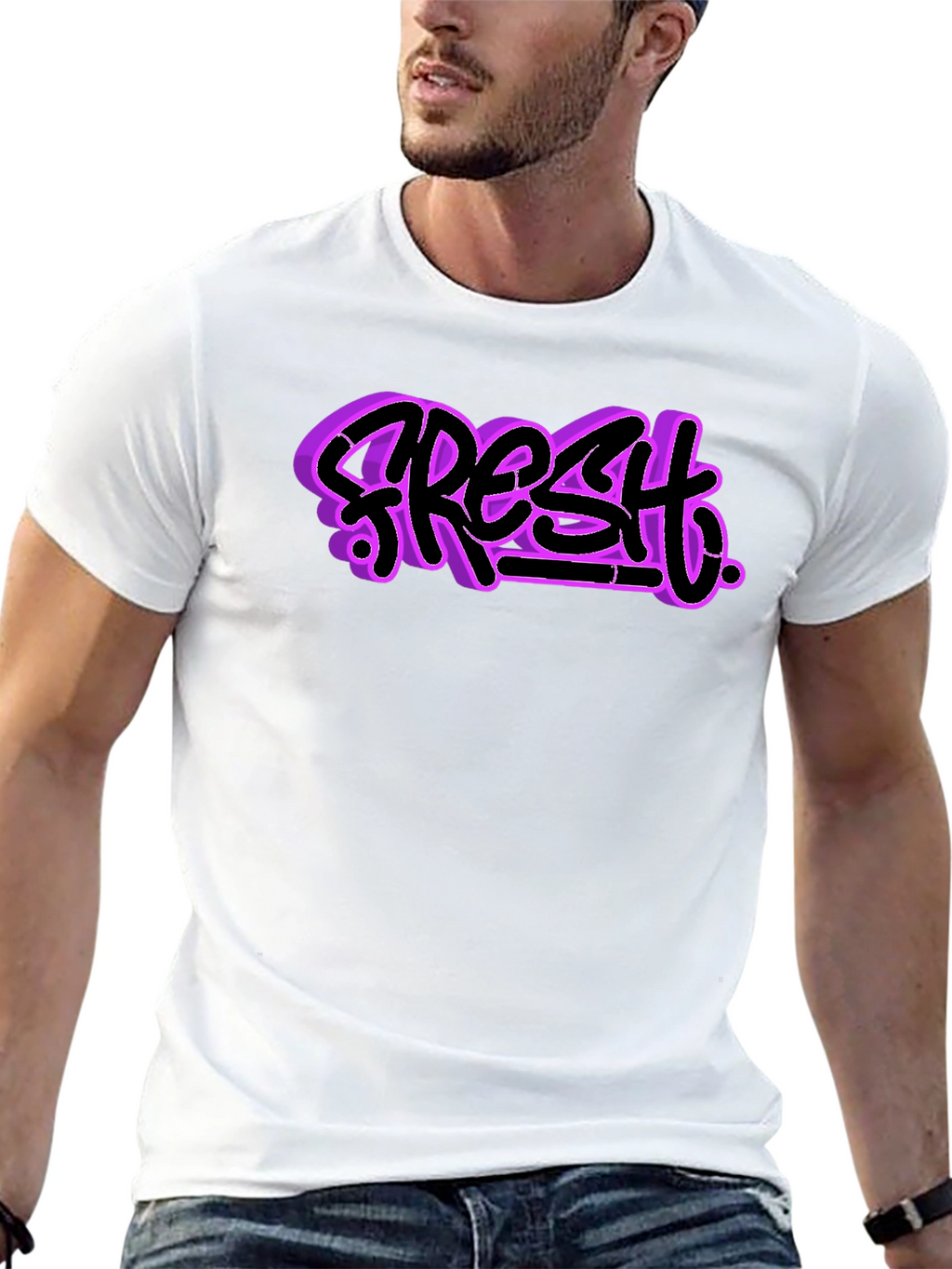Fresh Graphic Tee - Black