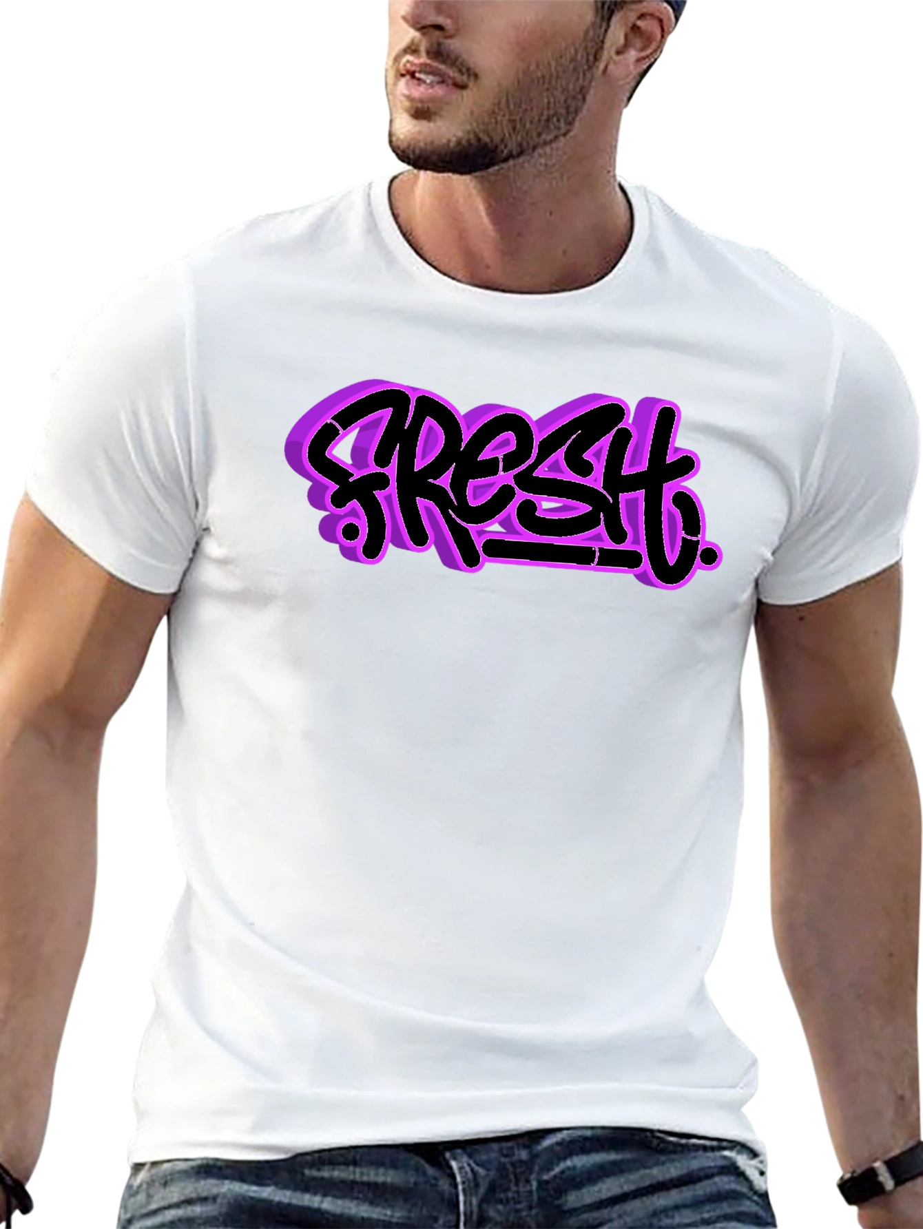 Fresh Graphic Tee - Black