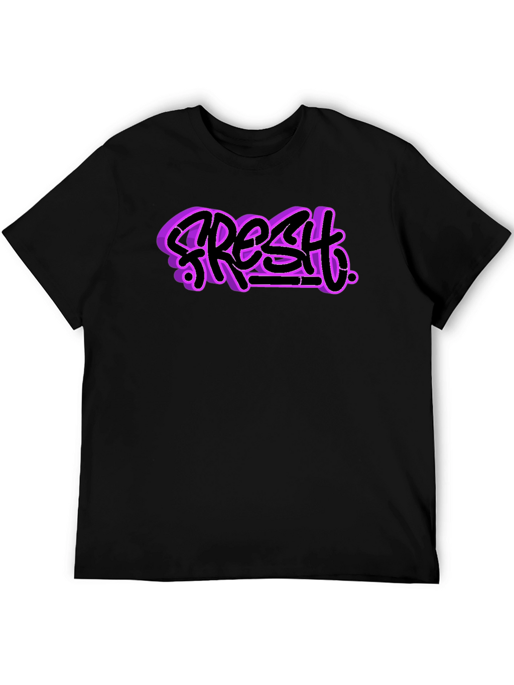 Fresh Graphic Tee - Black
