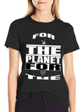 For The Planet Black Graphic Tee