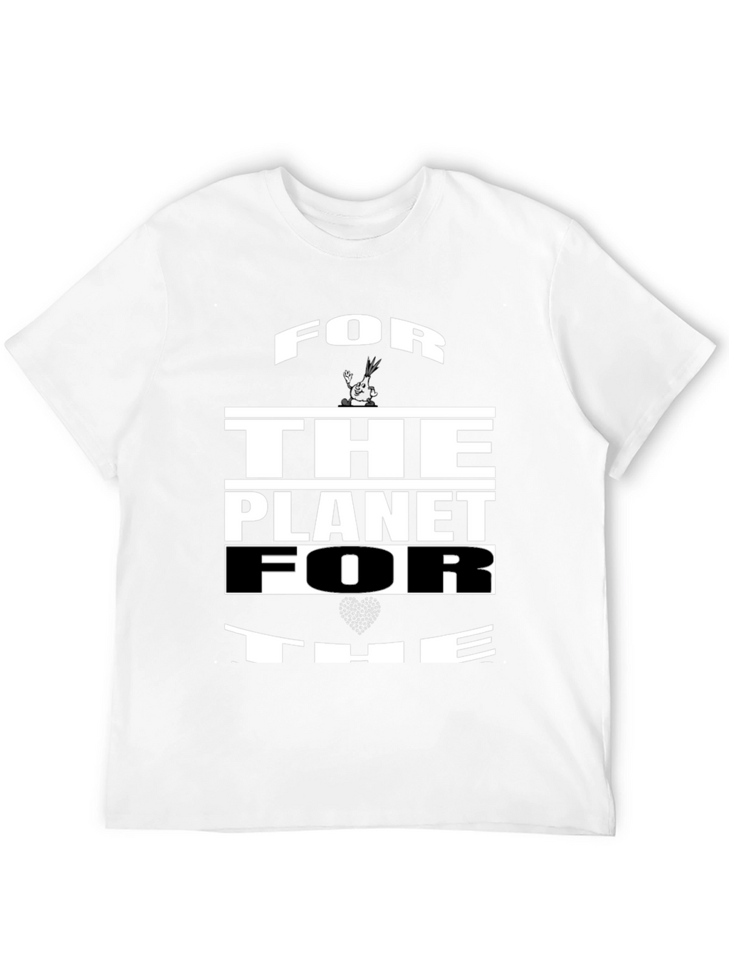For The Planet Black Graphic Tee
