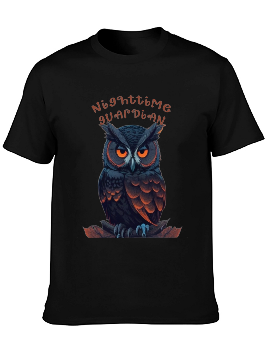 Nighttime Guardian Owl Graphic Tee